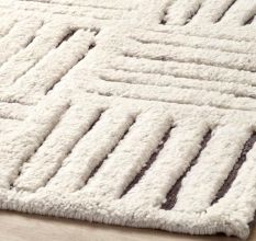 Moroccon Design Fully Handmade Hand Wool Rug